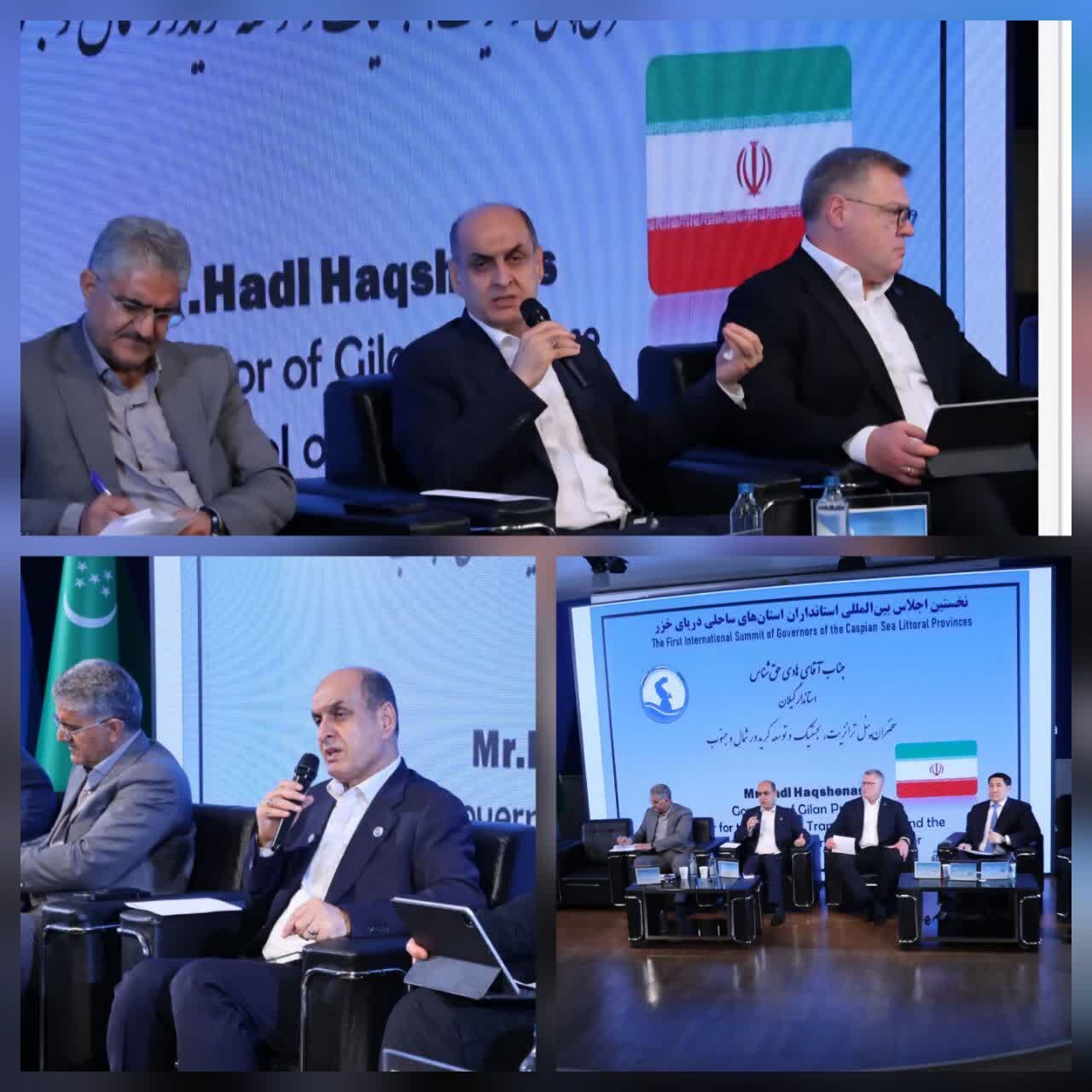 استاندار گیلان:ایران آماده توسعه تجارت بنادر در دریای خزر است