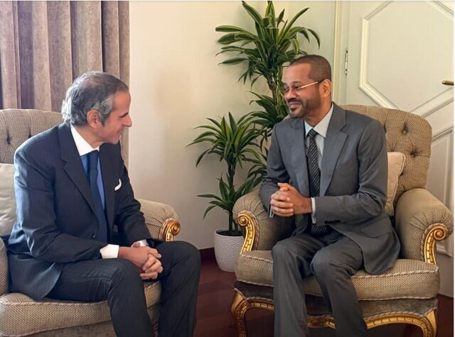 دیدار البوسعیدی و گروسی در حاشیه مذاکرات ایران و آمریکا